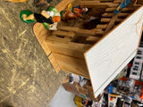 Vtg 60s Nativity Set Hard Plastic Christmas Display Manger Baby jesus Wise Men!