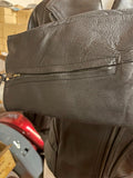 NEW LEATHER GALLERY LADIES LARGE LEATHER JACKET BUTTON OUT LINER