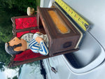 Vtg pabst Blue Ribbon Beer Cast Breweriana Advertising Sign Display Light Barten