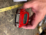 50's Bandai Jaguar XKE E type Tin Toy Japan Friction Car Vtg Pressed Steel Red!