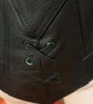 NEW LEATHER GALLERY LADIES LARGE LEATHER JACKET BUTTON OUT LINER