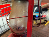 Vintage Made In Hong Kong The World Light MFY No. 707 Red Lantern