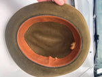 Vtg Fedora Olive Green Hat 1923 Grand Prix Italy Ceridaza Zoot Suit Mens Antique