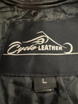 NEW CYCLE LEATHER UNISEX LARGE LEATHER JACKET ZIP OUT LINER VENTED