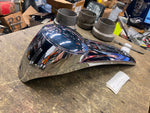 Chrome Dash Cover Push button Gas Cap Cover door New T/o Road Glide FLTR 2008^