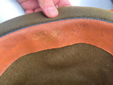 Vtg Fedora Olive Green Hat 1923 Grand Prix Italy Ceridaza Zoot Suit Mens Antique
