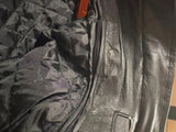 NEW CYCLE LEATHER UNISEX LARGE LEATHER JACKET ZIP OUT LINER VENTED