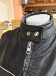 NEW CYCLE LEATHER UNISEX LARGE LEATHER JACKET ZIP OUT LINER VENTED