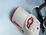 Vtg Official Chevy Baseball Hat Cap White Bowtie Logo GM General motors Camaro