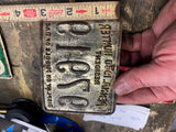 1940 Pennsylvania Resident Hunting License tag Metal Vtg PA Game Commission Hunt