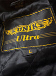 NEW UNIK ULTRA LEATHER JACKET MOTORCYCLE LADIES SIZE EXTRA LARGE BRAID TRIM