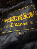 NEW UNIK ULTRA LEATHER JACKET MOTORCYCLE LADIES SIZE EXTRA LARGE BRAID TRIM
