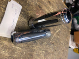 Show Chrome Big Bike Comfort Raised Handlebar Grips Honda Goldwing GL1800 Custom