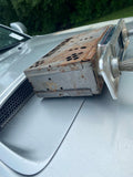 Vtg Delco Chevrolet Radio 1960's Corvair Corvette Impala HOt Rod Knobs Cover!