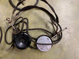 Vintage WWII Sherman Tank Headsets USA American Soldier Headphones AMCO Headset