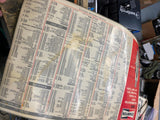 Vtg 1974 Spark Plug Charts Applications Fitment Dealer Auto Parts Advertising!