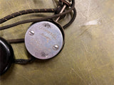Vintage WWII Sherman Tank Headsets USA American Soldier Headphones AMCO Headset