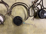 Vintage WWII Sherman Tank Headsets USA American Soldier Headphones AMCO Headset