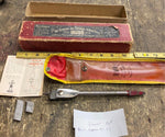 Vtg Irwin No. 2 Expansive Auger Drill Bit Orig Box Wood working tools USA Patter