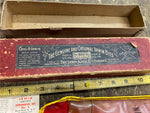 Vtg Irwin No. 2 Expansive Auger Drill Bit Orig Box Wood working tools USA Patter