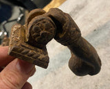 Antique Victorian“Hand of Fatima” Cast Iron Door Knocker 1800's Camion Frères fo