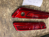 OEM Harley Davidson Left Right Heirloom Red Saddlebag Latches 90200448 90200449