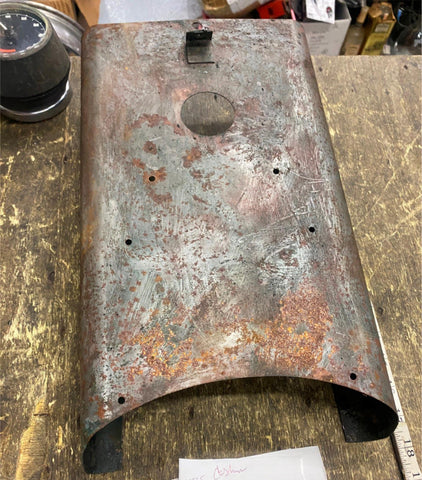 Front Panel Body Part Vtg Cushman Scooter Eagle ilver Eagle 720 723 Trailster