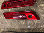 OEM Harley Davidson Left Right Heirloom Red Saddlebag Latches 90200448 90200449