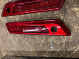 OEM Harley Davidson Left Right Heirloom Red Saddlebag Latches 90200448 90200449