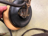 Vintage WWII Sherman Tank Headsets USA American Soldier Headphones AMCO Headset