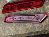 OEM Harley Davidson Left Right Heirloom Red Saddlebag Latches 90200448 90200449