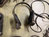 Vintage WWII Sherman Tank Headsets USA American Soldier Headphones AMCO Headset
