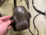Vintage WWII Sherman Tank Headsets USA American Soldier Headphones AMCO Headset