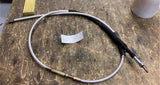 Harley SS Braided Clutch Cable 68" Ape Hangers Touring softail Dyna STainless