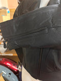 NEW Unik Premium Motorcycle Jacket Black Leather EXTRA SMALL Women Zipper Lined