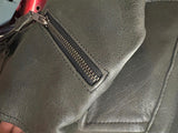 UNIK PREMIUM UNISEX LARGE LEATHER JACKET ZIP OUT LINER VENTED
