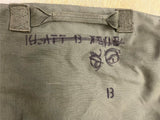 Vintage Made In USA Military U.S. Navy Seabag Green Nylon Duffle Bag