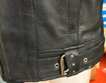 NEW UNIK SELECT LADIES LARGE LEATHER JACKET ZIP OUT LINER VENTED GUN POCKET