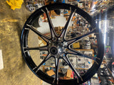 Custom Mag Wheel Harley Black Regency SMT 2.25X21 Softail Wide Glide FXST choppe