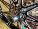 Custom Mag Wheel Harley Black Regency SMT 2.25X21 Softail Wide Glide FXST choppe