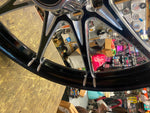 Custom Mag Wheel Harley Black Regency SMT 2.25X21 Softail Wide Glide FXST choppe