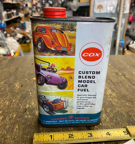Vtg Cox RC Metal Model Fuel Oil Gas Tin Can Car Dune Buggy Beetle Dragster 60's