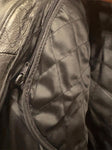 NEW WOMANS MOTORCYCLE YUKON LEATHER JACKET SZ 10 ZIPOUT LINER CONCEALED POCKETS