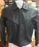 NEW WOMANS MOTORCYCLE YUKON LEATHER JACKET SZ 10 ZIPOUT LINER CONCEALED POCKETS