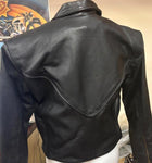 NEW WOMANS MOTORCYCLE YUKON LEATHER JACKET SZ 10 ZIPOUT LINER CONCEALED POCKETS