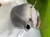 Antique Cast Aluminum Wood Stove Humidified Tea Pot Beecher Decor Log Cabin home