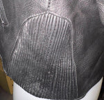 NEW WOMANS MOTORCYCLE YUKON LEATHER JACKET SZ 10 ZIPOUT LINER CONCEALED POCKETS