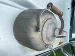 Antique Cast Aluminum Wood Stove Humidified Tea Pot Beecher Decor Log Cabin home