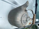 Antique Cast Aluminum Wood Stove Humidified Tea Pot Beecher Decor Log Cabin home