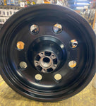 Black Rear Mag Wheel Harley Softail Fatboy 17x6 Solid Disc Drilled FXST Custom